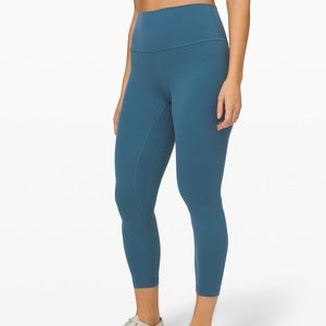 Lululemon align pant II 25” in petrol blue